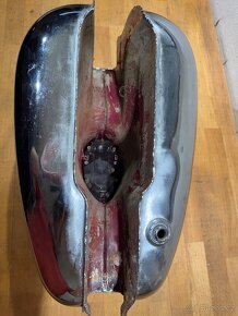 Nádrž s ampérmetrem a víčkem Jawa malá kývačka - 2