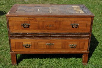 Starožitná šuplíková komoda Biedemeier - 2