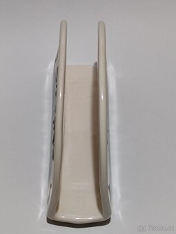 Retro stojan na ubrousky, starý, keramika, ČSSR, pošta 79.- - 2