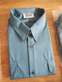 RETRO košile ČSAD s visačkami a odznaky-nález z půdy - 2