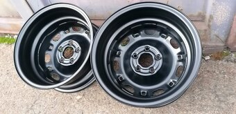 2ks Fabia plechové disky 5X100 , 14" - 2