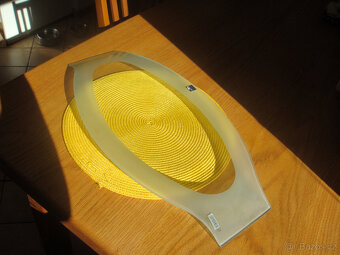 prodám nový skleněný podnos MALAGA od f.LEONARDO za 300kč - 2