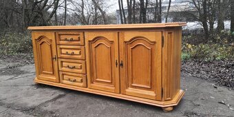Rustikální masivní komoda se šuplíky - 2