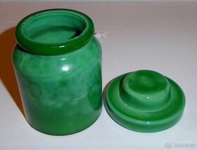 Nádherná starožitná doza malachit - 2