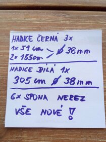 Hadice k bazénu nove - 2