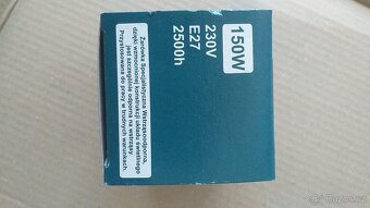 Prodám žárovky 150 W, E27 cca 90 ks - 2