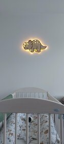 Dětská lampa dinosaurus, nad postýlku nebo zeď - 2