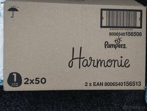 Pampers Harmonie 1 Plenky 2-5 kg měsíční balení 100 ks - 2