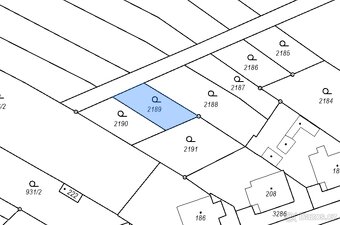 Pronájem zahrady v obci Jetřabice 152 m2 - 2