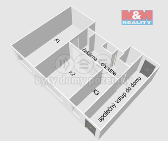 Pronájem obchod a služby, 44m², Bechyně, ul. Libušina - 2