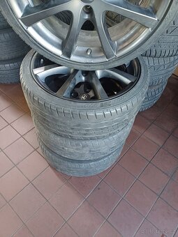 ALU KOLA BORBET+LETNÍ PNEU R17 HYUNDAI 4X100 - 2