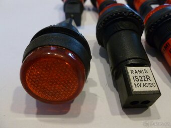Signálka RAMI IS-22R rudá, 24 VAC/DC - 2