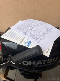 Zanovni motor Tohatsu 9.8hp 4, najeto 10mth, kratka noha. - 2