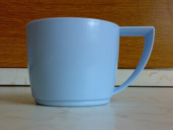 Plastový hrnek 330 ml - retro - světle modrý - 2