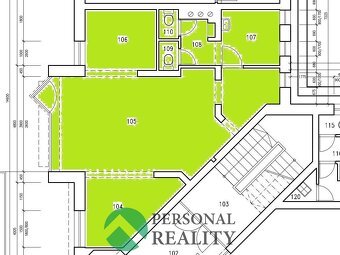 Pronájem kanceláře v centru města, 60 m2 - Přelouč - 2