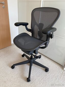 Kancelářská židle Herman Miller Aeron B - NOVÁ, ZÁRUKA - 2