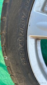 kola + pneumatika 255/45 R17 - 2