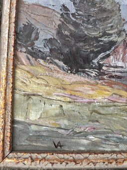 Obraz Valašské chalupy, olejomalba 44x50 - 2