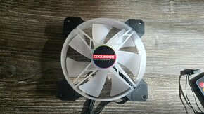 PC rgb Větráky a rgb trubici na hadice chlazení CoolMoon - 2