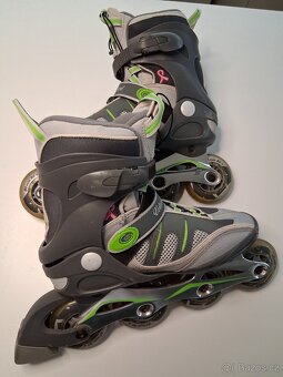 Prodám dámské zachovalé in-line brusle vel 39 - 2
