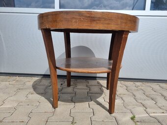 Oválný retro stolek - 2