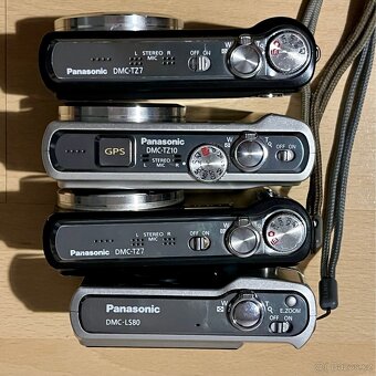 Panasonic Lumix – 2x TZ7, TZ10 a LS80 - 2