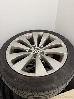 Letní sada pneumatik 225/45 R17 + hliníkové rafty - 2