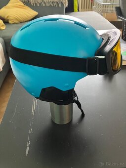 Dětská lyžařská helma s brýlemi (set) - 2