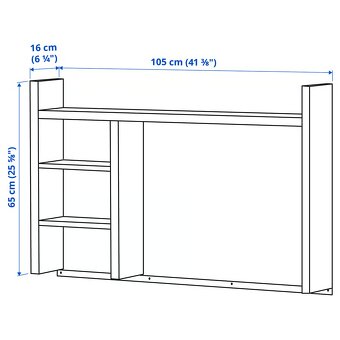 Nástavec k psacímu stolu ikea - 2