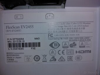 Monitor Flex Scan EV 2455 k PC - 2
