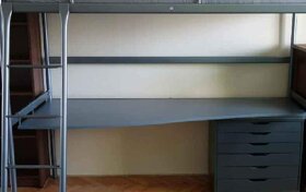 Zvýšená postel Ikea Svarta (s nebo bez pracovní desky) - 2