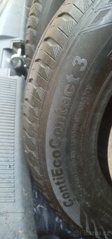 Škoda Fabia I, pěkné 4 ks letní pneu Continental ECO, 4,5 mm - 2