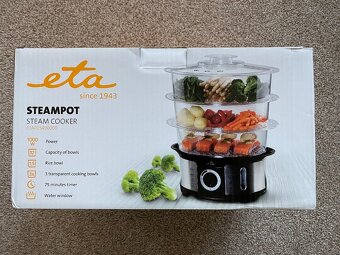 Nový parní hrnec ETA Steampot 0134 9000 v orig. balení - 2