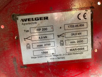 Lis Welger RP 200 Master - 2