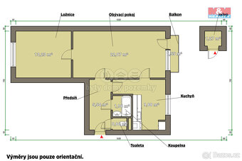 Prodej bytu 2+1, 53 m², Plzeň, ul. náměstí Generála Píky - 2