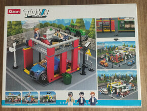 Stavebnice (lego) Sluban Servis a prodejna aut M38-B0759A - 2