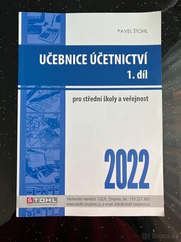 Učebnice účetnictví 2022 1 a 2 díl + účetní osnova - 2
