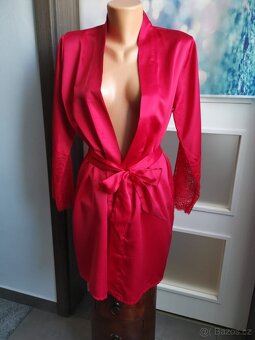 Kimono Satin Rood  Hunkemoller nový župan županek - 2