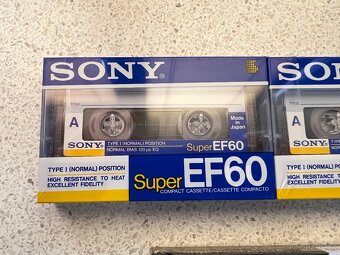 Audio kazety SONY, AIWA nové zabalené - 2
