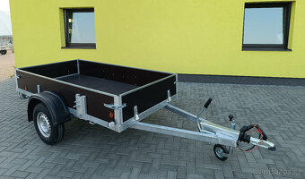 Český brzděný přívěs překližkový 252x129x35 - 2