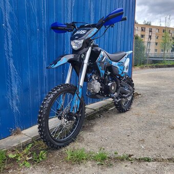 Pitbike XTR616 125cc 4t 17/14 E-START modrá - 2