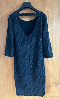 Černé úpletové šaty – Smart Casual / Cocktail | vel. S–M | j - 2