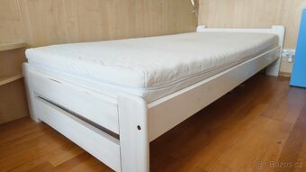 Dětské postele včetně lamelového roštu, masiv - 2