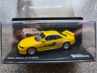 Fast & Furious - Rychle a Zběsile - 1:43 - Nissan GT-R (R-33 - 2