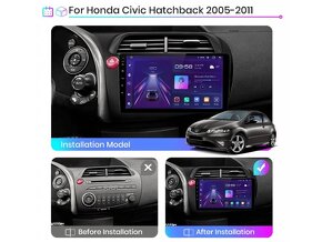 Android autorádio s navi pro HONDA CIVIC HATCHBACK (05-11) - 2