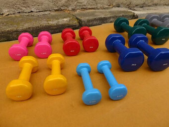 sada činek 0,5 - 5kg (NOVÉ) - 34kg - 2