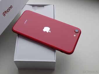 APPLE iPhone SE (2020) 128GB Red - ZÁRUKA - 100% BATERIE - 2