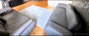 Kožená sedačka 2 kusy - 2