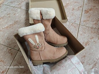 Dívčí 1x nošené kozačky vel.27 - 2