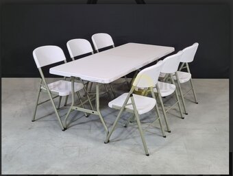 Zahradní stůl skládací - plastový délka 240cm - 2